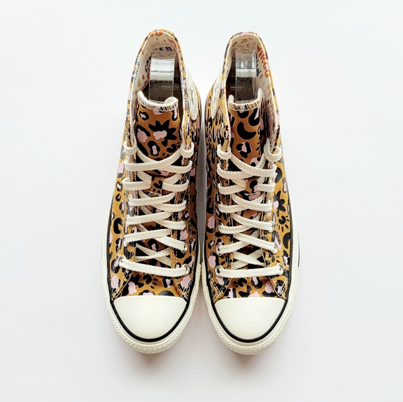 Converse CTAS Hi Wheat Black Pink Women's 8 - Picture 3 of 6